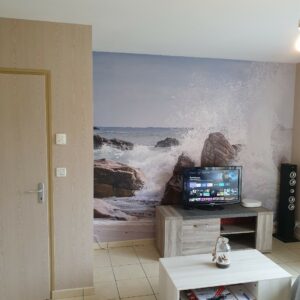 covering de mur après